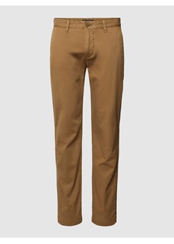 Spodnie o kroju shaped fit z kieszeniami z tyłu model ‘Stig’ ze sklepu Peek&Cloppenburg  w kategorii Spodnie męskie - zdjęcie 169237743