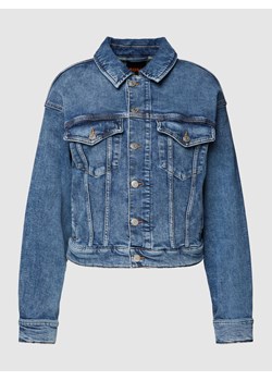Kurtka jeansowa z merceryzowanej mieszanki bawełny ze sklepu Peek&Cloppenburg  w kategorii Kurtki damskie - zdjęcie 169239092