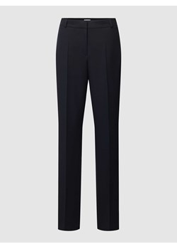 Spodnie o kroju straight fit w kant ze sklepu Peek&Cloppenburg  w kategorii Spodnie damskie - zdjęcie 169239320