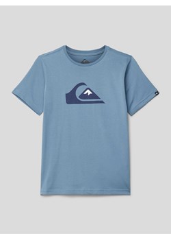 T-shirt z nadrukiem z logo ze sklepu Peek&Cloppenburg  w kategorii T-shirty chłopięce - zdjęcie 169247012