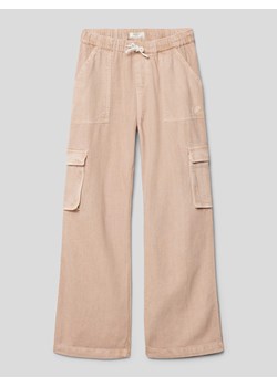 Spodnie materiałowe z elastycznym pasem model ‘PRECIOUS’ ze sklepu Peek&Cloppenburg  w kategorii Spodnie dziewczęce - zdjęcie 169247034
