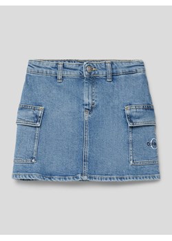 Spódnica jeansowa z wyhaftowanym logo model ‘AUTHENTIC’ ze sklepu Peek&Cloppenburg  w kategorii Spódnice dziewczęce - zdjęcie 169247050