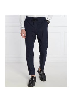 HUGO Wełniane spodnie chino Howard231X | Slim Fit ze sklepu Gomez Fashion Store w kategorii Spodnie męskie - zdjęcie 169248404
