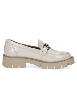 Caprice Skórzane slippersy &quot;Arabella&quot; w kolorze białym ze sklepu Limango Polska w kategorii Mokasyny damskie - zdjęcie 169249354