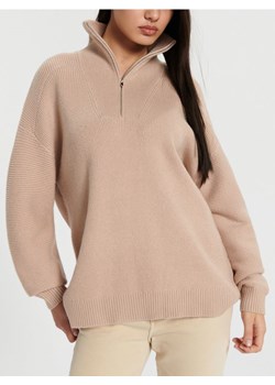 Sinsay - Sweter ze stójką - beżowy ze sklepu Sinsay w kategorii Swetry damskie - zdjęcie 169251314