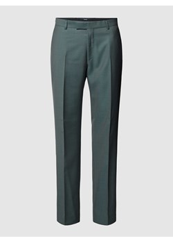 Spodnie do garnituru o kroju slim fit z żywej wełny w kant model ‘Blayr’ ze sklepu Peek&Cloppenburg  w kategorii Spodnie męskie - zdjęcie 169255253
