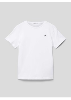 T-shirt z wyhaftowanym logo model ‘MONO’ ze sklepu Peek&Cloppenburg  w kategorii T-shirty chłopięce - zdjęcie 169255570