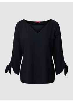 Bluzka w jednolitym kolorze z rękawem o dł. 3/4 ze sklepu Peek&Cloppenburg  w kategorii Bluzki damskie - zdjęcie 169255724
