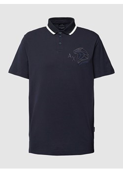 Koszulka polo z wyhaftowanym motywem z logo ze sklepu Peek&Cloppenburg  w kategorii T-shirty męskie - zdjęcie 169255930