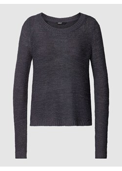 Sweter z dzianiny z okrągłym dekoltem model ‘GEENA’ ze sklepu Peek&Cloppenburg  w kategorii Swetry damskie - zdjęcie 169256241