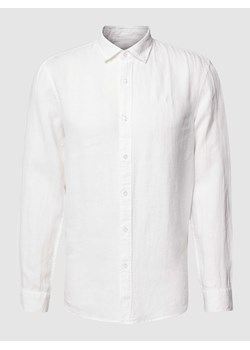 Koszula casualowa o kroju tailored fit z wyhaftowanym logo ze sklepu Peek&Cloppenburg  w kategorii Koszule męskie - zdjęcie 169256262