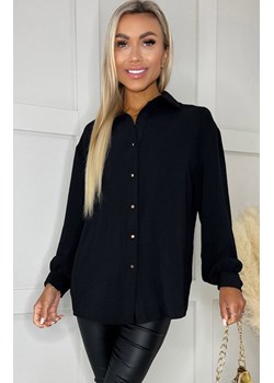 Czarna koszula damska z szerokimi rękawami TA541, Kolor czarny, Rozmiar L, AX Paris ze sklepu Primodo w kategorii Koszule damskie - zdjęcie 169257600