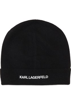 Karl Lagerfeld Czapka k/essential beanie | z dodatkiem wełny i kaszmiru ze sklepu Gomez Fashion Store w kategorii Czapki zimowe damskie - zdjęcie 169258894