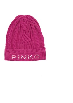 Pinko Czapka BAMBOO CAPPELLO VISCOSA CABLES ze sklepu Gomez Fashion Store w kategorii Czapki zimowe damskie - zdjęcie 169258921