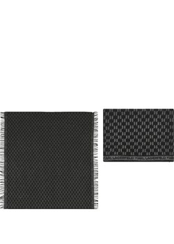 Karl Lagerfeld Zestaw K/Monogram Plaid+Pillow | z dodatkiem kaszmiru ze sklepu Gomez Fashion Store w kategorii Szaliki i chusty damskie - zdjęcie 169259044