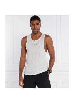Calvin Klein Swimwear Tank top | Regular Fit | z dodatkiem lnu ze sklepu Gomez Fashion Store w kategorii T-shirty męskie - zdjęcie 169261550