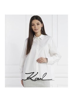 Karl Lagerfeld Koszula karl hem signature shirt | Regular Fit ze sklepu Gomez Fashion Store w kategorii Koszule damskie - zdjęcie 169261614