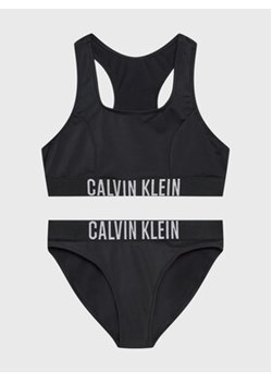 Calvin Klein Swimwear Strój kąpielowy KY0KY00027 Czarny ze sklepu MODIVO w kategorii Stroje kąpielowe - zdjęcie 169283571