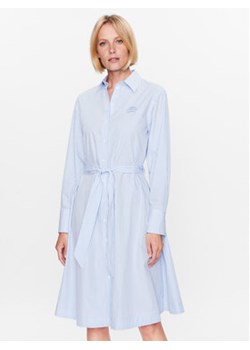 KARL LAGERFELD Sukienka koszulowa 231W1301 Niebieski Regular Fit ze sklepu MODIVO w kategorii Sukienki - zdjęcie 169283800