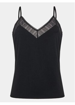 Passionata Koszulka piżamowa Romane P42J10 Czarny Regular Fit ze sklepu MODIVO w kategorii Piżamy damskie - zdjęcie 169283983