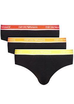 Emporio Armani Underwear Komplet 3 par slipów 111734 1P717 50620 Czarny ze sklepu MODIVO w kategorii Majtki męskie - zdjęcie 169284044