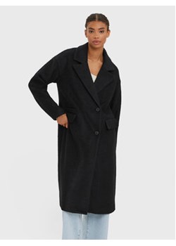 Vero Moda Płaszcz wełniany Mabel 10271371 Czarny Regular Fit ze sklepu MODIVO w kategorii Płaszcze damskie - zdjęcie 169284101