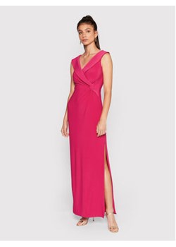 Lauren Ralph Lauren Sukienka wieczorowa 253863940006 Różowy Slim Fit ze sklepu MODIVO w kategorii Sukienki - zdjęcie 169284350