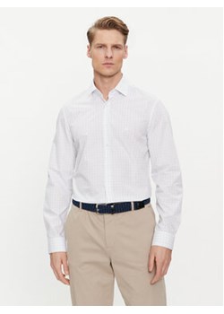 Calvin Klein Koszula K10K112303 Biały Fitted Fit ze sklepu MODIVO w kategorii Koszule męskie - zdjęcie 169284401