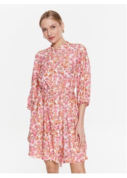 Moss Copenhagen Sukienka codzienna 17579 Różowy Basic Fit ze sklepu MODIVO w kategorii Sukienki - zdjęcie 169284472