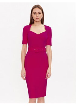 Rinascimento Sukienka koktajlowa CFC0112555003 Różowy Slim Fit ze sklepu MODIVO w kategorii Sukienki - zdjęcie 169284554
