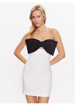 Kontatto Sukienka koktajlowa NO1012 Biały Slim Fit ze sklepu MODIVO w kategorii Sukienki - zdjęcie 169284940