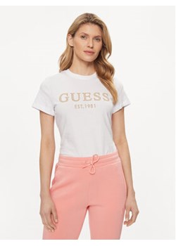 Guess T-Shirt Nyra V4GI01 I3Z14 Biały Regular Fit ze sklepu MODIVO w kategorii Bluzki damskie - zdjęcie 169284980