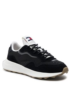 Tommy Jeans Sneakersy Tjw Retro Runner EN0EN02491 Czarny ze sklepu MODIVO w kategorii Buty sportowe damskie - zdjęcie 169285212
