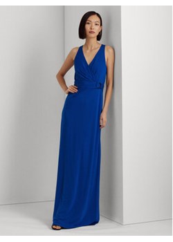 Lauren Ralph Lauren Sukienka wieczorowa 253903052001 Niebieski Slim Fit ze sklepu MODIVO w kategorii Sukienki - zdjęcie 169285441