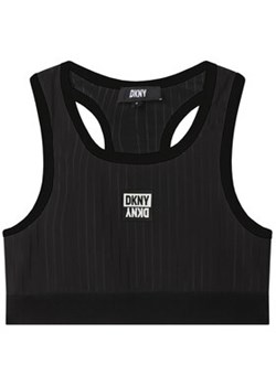 DKNY Top D35S91 S Czarny Regular Fit ze sklepu MODIVO w kategorii Bluzki dziewczęce - zdjęcie 169285501