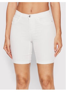 ONLY Szorty jeansowe Rain 15176847 Biały Slim Fit ze sklepu MODIVO w kategorii Szorty - zdjęcie 169285664