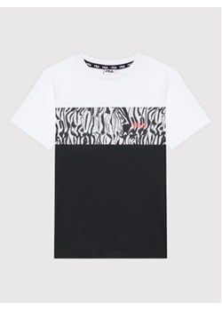 Fila T-Shirt Brisbane Blocked FAT0087 Czarny Regular Fit ze sklepu MODIVO w kategorii Bluzki dziewczęce - zdjęcie 169285812