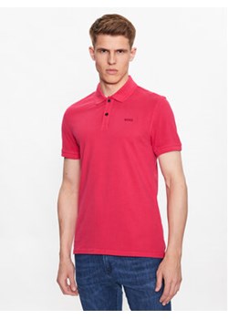 Boss Polo 50468576 Różowy Regular Fit ze sklepu MODIVO w kategorii T-shirty męskie - zdjęcie 169285971