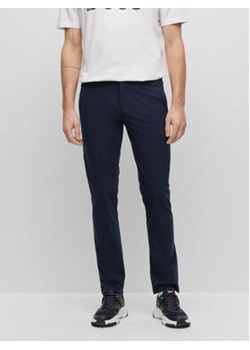 Boss Spodnie materiałowe 50487561 Granatowy Slim Fit ze sklepu MODIVO w kategorii Spodnie męskie - zdjęcie 169285994