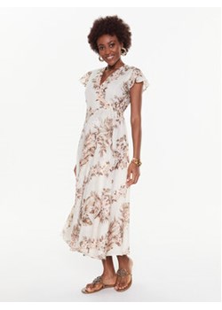 TWINSET Sukienka letnia 231TT2458 Beżowy Regular Fit ze sklepu MODIVO w kategorii Sukienki - zdjęcie 169286031