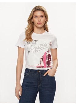 Guess T-Shirt Collage W4GI17 I3Z14 Kolorowy Regular Fit ze sklepu MODIVO w kategorii Bluzki damskie - zdjęcie 169286271