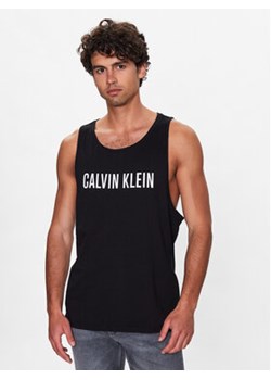 Calvin Klein Swimwear Tank top KM0KM00837 Czarny Regular Fit ze sklepu MODIVO w kategorii T-shirty męskie - zdjęcie 169286552