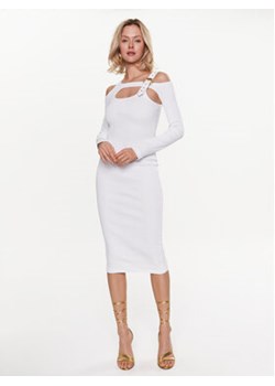 Versace Jeans Couture Sukienka codzienna 74HAO977 Biały Slim Fit ze sklepu MODIVO w kategorii Sukienki - zdjęcie 169286832
