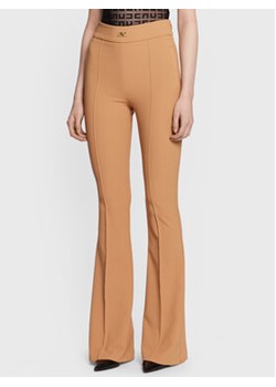 Elisabetta Franchi Spodnie materiałowe PA-054-31E2-V250 Beżowy Slim Fit ze sklepu MODIVO w kategorii Spodnie damskie - zdjęcie 169286853