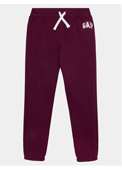 Gap Spodnie dresowe 789629-06 Fioletowy Regular Fit ze sklepu MODIVO w kategorii Spodnie dziewczęce - zdjęcie 169287112