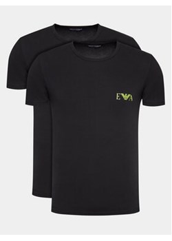 Emporio Armani Underwear Komplet 2 t-shirtów 111670 3R715 23820 Czarny Regular Fit ze sklepu MODIVO w kategorii T-shirty męskie - zdjęcie 169287164