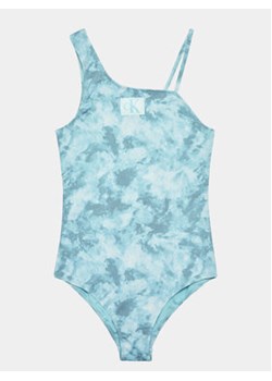 Calvin Klein Swimwear Strój kąpielowy KY0KY00043 Niebieski ze sklepu MODIVO w kategorii Stroje kąpielowe - zdjęcie 169287213