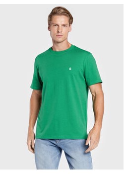 United Colors Of Benetton T-Shirt 3MI5J1AF7 Zielony Regular Fit ze sklepu MODIVO w kategorii T-shirty męskie - zdjęcie 169287291