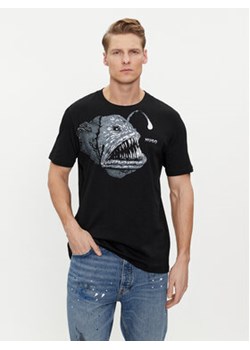 Hugo T-Shirt Dibeach 50513812 Czarny Regular Fit ze sklepu MODIVO w kategorii T-shirty męskie - zdjęcie 169287430