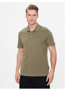 Napapijri Polo Ealis NP0A4H8B Zielony Regular Fit ze sklepu MODIVO w kategorii T-shirty męskie - zdjęcie 169287432